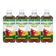 Green Elements Apple Cider with Mother Vinegar - Honey (Pack of 4 x 500 ml) - Apple Cider Vinegars