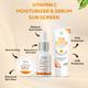 CGG Cosmetics Glow Boost Cosmetics 2% Vitamin C Serum 10 ML + CGG Cosmetics Vitamin C Water Gel Moisturizer 100 gm + CGG Cosmetics Sunscreen Cream SPF 45 50 gm (Combo Pack) 160 gm - Body Sunscreen