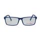 Vision Express 29330 Blue Rectangle Eyeglasses (Including Anti-Reflective Coating Lens) 1's - Wearables Eye Glasses