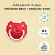 R for Rabbit Tusky Pacifier for kids of 6 months - Red 1's - Pacifiers & Teethers