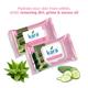 Kara Refreshing Face Wipes - Aloe Vera & Cucumber 10's - Facial Wipes & Tissues