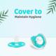 R for Rabbit Baby Apple Pacifier Ultra Light Soft Silicone Nipple for Kids of 3 Months- Blue 1's - Pacifiers & Teethers