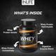 INLIFE Whey Protein Powder - Chocolate Flavour 1 kg - Whey Proteins