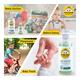 Tiffy & Toffee 99% Water Baby Wet Wipes (Pack of 6 x 80's) + Non-Alcoholic Hand Sanitizer - Tulsi 500 ml - Diapers & Wipes