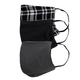 Faballey Charcoal 3 Ply Balloon Reusable Mask Set (3 Pcs) - Face Mask