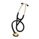 3M Littmann Master Cardiology Stethoscope - Brass Finish Chestpiece and Eartubes with Black Tube (2175) - Health Monitoring Devices