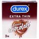 Durex Extra Thin Condoms - Intense Chocolate 3's - Plain/Flavoured Condoms
