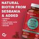 CF Biotinova Hair Skin & Nails Gummies Veg Capsule - Strawberry Flavor 60's - Hair & Skin