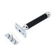 Pearl Shaving 2 Piece Twister Safety Razor - Black - Razors & Cartridges