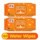 BeyBee 98% Water Wipes (Pack of 2 x 80's) - Diapers & Wipes