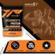 MuscleXP Beginner's Whey Protein Powder - Double Chocolate 1 kg - Workout Essentials