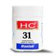Haslab HC 31 (Homeopathic Complex) Tablet 550 gm - Homeopathic Complex Tablet