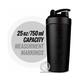 MuscleXP Classic XP Gym Shaker - Black 750 ml - Gym Accessories