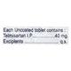 KREIOTEL 40 Tablet 10's - Hypertension-Ang