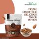 NourishVitals Tandoori Almonds Roasted Snacks 200 gm - Nutritional Bars