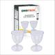 Ambitech Transparent Eye Wash Cup (Pack of 2) - Men Eyeglasses