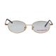 Vision Express 31805 Gold Round Eyeglasses (Including UV Blue Lens) 1's - Wearables Eye Glasses