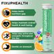 FixUpHealth Natural Amla Effervescent Tablet - Orange Flavour 20s & FixUpHealth Multivitamins and Multiminerals Effervescent Tablet - Orange Flavour 20s 1's - Herbal Dietary Supplement
