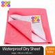 BeyBee Baby Care Waterproof Bed Protector Sheet - Salmon Rose (L) 1's - Baby Bedding