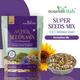 NourishVitals 6 in 1 Super Seeds Mix 200 gm - Nutritional Bars