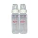 Pigeon Flexible PP Nursing Bottle with Round Base Nipple (M) - White (Pack of 2 x 240 ml) - Feeding & Nursing