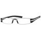 Klar Eye Premium K-4011 Reading Glass - Black, 0.75 Power - Men Eyeglasses