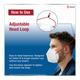 Tri-Activ 5 Layer Protective Face Mask with Head Loop (Pack of 5) - Face Mask