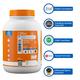 Fast&Up Whey Advanced Protein Powder - Creamy Coffee Flavour 1824 gm - Workout Essentials