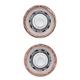 Flawless Finishing Touch 18k Gold Plated Replacement Heads (Pack of 2) - Hair Removal Accessories