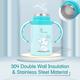 R For Rabbit Steebo Elephant Straw Sipper 300 ml - Blue - Feeding & Nursing