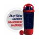 MuscleXP Power XP Gym Shaker - Blue & Red 700 ml - Workout Essentials