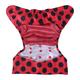 Bumberry Reusable Diaper Cover with 1 Natural Bamboo Cotton Insert - Lady Bug - Diapers & Wipes