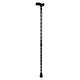 Paxmax Premium Aluminum L Type Walking Stick - Black Carving - Wheelchairs & Walking Sticks