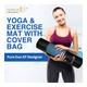 MuscleXP Yoga Mat with Cover Bag - Blue 1's - Workout Essentials