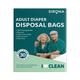 Sirona Premium Adult Diaper Disposal Bags (Pack of 30) 1's - Sanitary Napkins