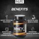 Inlife Whey Protein Powder - Cafe Mocha 1 kg - Whey Proteins