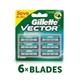Gillette Vector Cartridges 6's - Razors & Cartridges