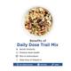 True Elements Daily Dose Trail Mix 125 gm - Nutritional Bars