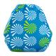 Bumberry Reusable Diaper Cover (2-36 Months) with 2 Wet Free Inserts - White Flowers on Blue - Diapers & Wipes