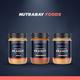 Nutrabay Foods All Natural Peanut Butter - Unsweetened, Creamy 400 gm - Weight Loss