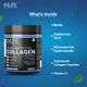 INLIFE Hydrolyzed Type 1 & 3 Collagen Peptides Powder - Blueberry Flavour 200 gm - Hair & Skin