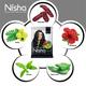 Nisha Henna Hair Color Pouch - Natural Black 10 gm - Crème