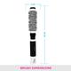 Vega Hot Curl Brush (Small) (H1 - PRS) 128 gm - Hair Brushes
