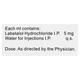LABLOL Injection 20ml - Hypertension-Bet