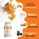 Organic Veda Turmeric Curcumin Veg Capsule 120's - Pure Herbs