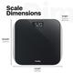 Vandelay Digital Weighing Scale - Black - Weighing Scale