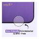 MuscleXP EVA Yoga Mat with Carrying Strap - Purple 1's - Workout Essentials