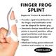 Chevalier Frog Finger Cot Splint Support (L) - Abdomen/Neck/Arm/Elbow Supports
