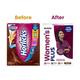 Women's Plus Horlicks No Added Sugar Powder - Chocolate Flavour 400 gm (Refill Pack) - Daily Health Drinks