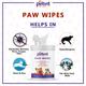Petvit Nose and Paw Wipes (Pack of 2 x 50s) 1's - Pet accessories